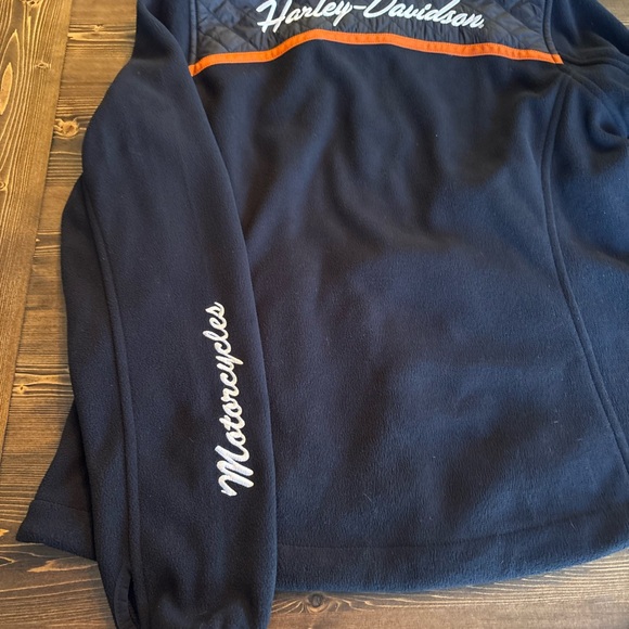 Harley-Davidson Black Zip Up Fleece Jacket - Picture 12 of 12